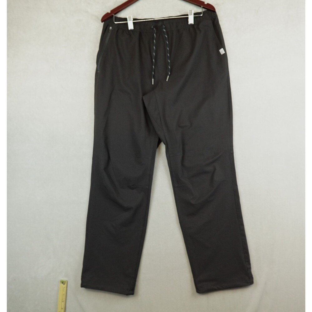 LL Bean Multisport Pants Mens Large 30" Black Hiking Travel Performance UPF 50